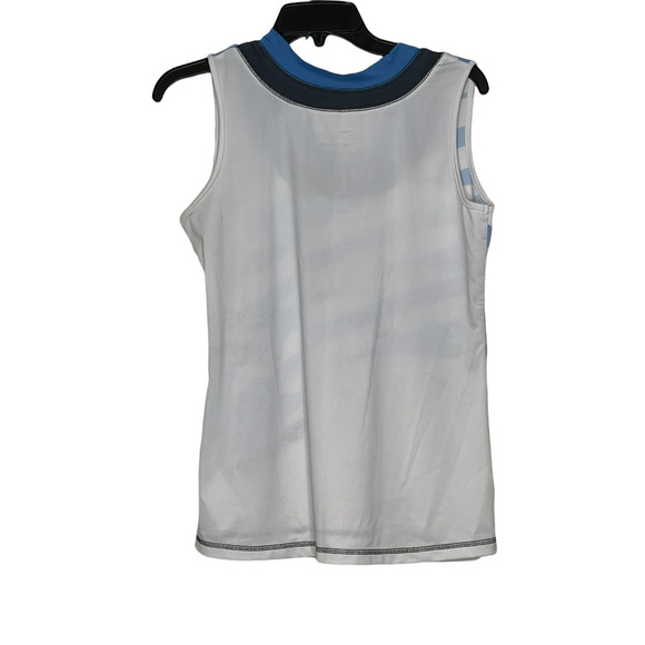 Polaris RZR Mens Tank Top Size Medium White Gray Blue Racing ATV Sleeveless - Picture 4 of 4